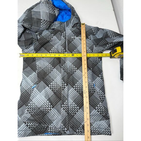 Columbia Boy's Twist Tip Ski Jacket Gray Colorblock Size M 10-12 See Description - Picture 11 of 16